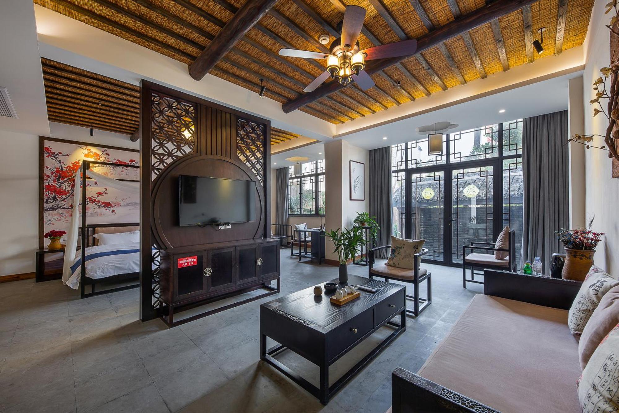 Tingjian Musu Private Soup Design Homestay - South Gate Of Wuzhen Xizha Scenic Area Tongxiang Exterior foto